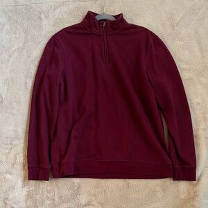 Croft & Barrow Men's Maroon 1/4 Zip